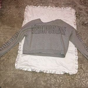 Aeropostale long sleeve crop top